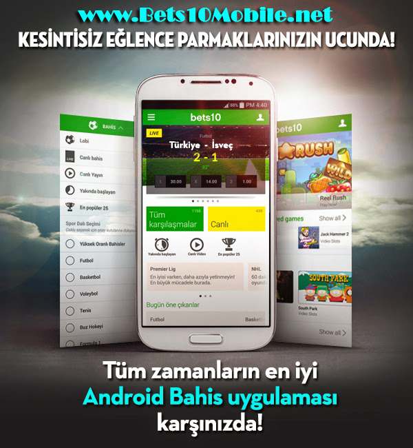 bets10 mobile android indirilebilir durumda