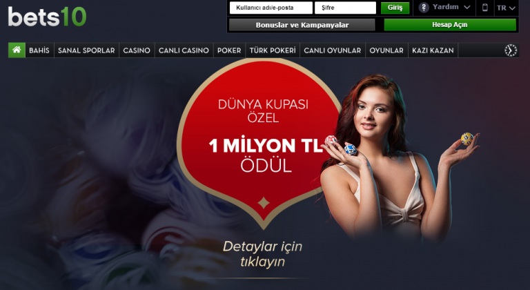 bets10 dan milyon tl