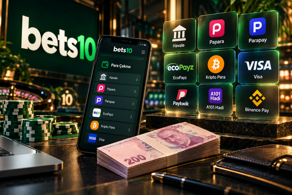 Bets10 Para Çekme Yöntemleri